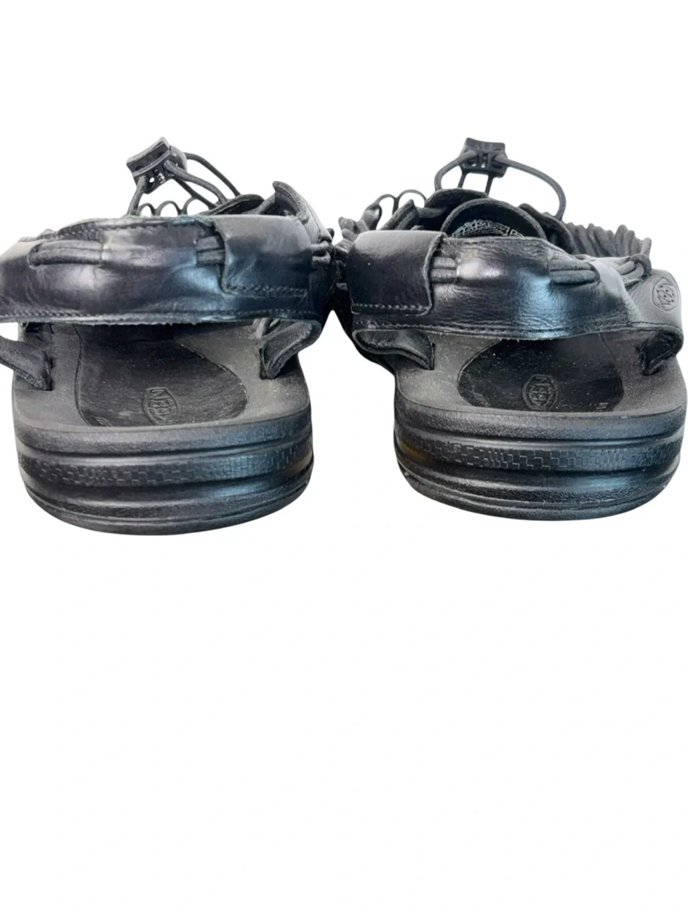 Keen UNEEK Perseid Leather Cord Sandal Sneakers Black Mens Sz 11.5